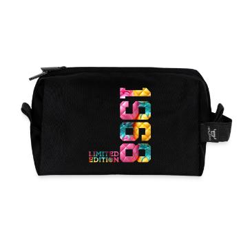 58. GEBURTSTAG LIMITED EDITION 1968 - Recycelte Kulturtasche - Schwarz - Vorne