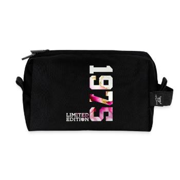 51ST BIRTHDAY 51 YEARS LIMITED EDITION 1975 - Recycled Toiletry Zip Bag - black - Front