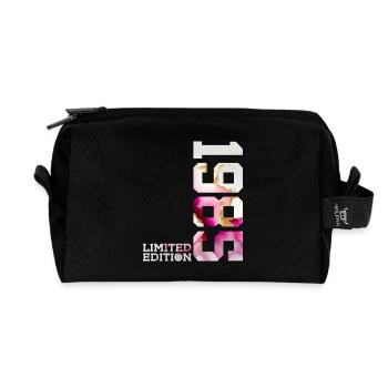 41. GEBURTSTAG 41 JAHRE LIMITED EDITION 1985 - Recycelte Kulturtasche - Schwarz - Vorne