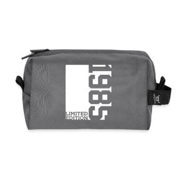 41. GEBURTSTAG LIMITED EDITION 1985 - Recycelte Kulturtasche - Anthrazit - Vorne