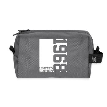 58. GEBURTSTAG LIMITED EDITION 1968 - Recycelte Kulturtasche - Anthrazit - Vorne