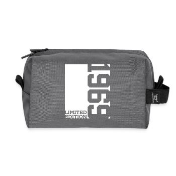57TH BIRTHDAY LIMITED EDITION 1969 - Recycled Toiletry Zip Bag - anthracite - Front