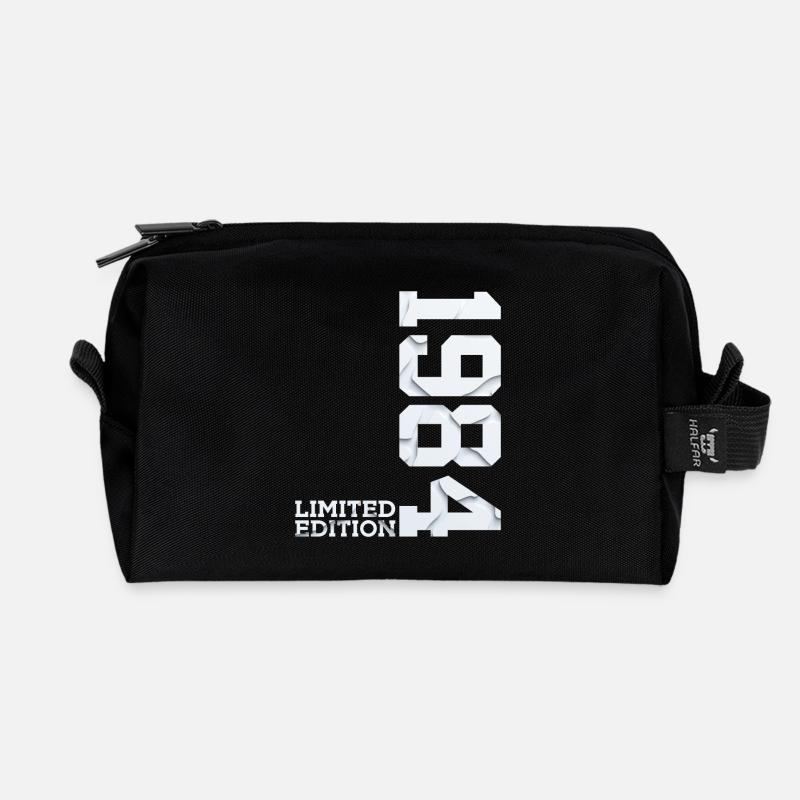 42. GEBURTSTAG LIMITED EDITION 1984 - Recycelte Kulturtasche - Schwarz