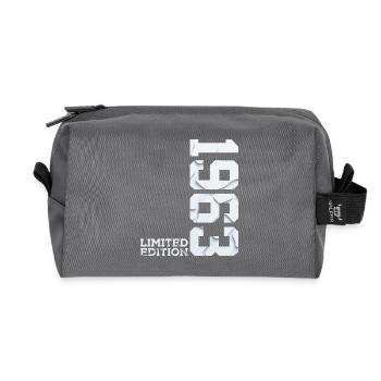 63. GEBURTSTAG LIMITED EDITION 1963 - Recycelte Kulturtasche - Anthrazit - Vorne