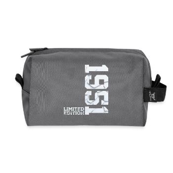 75. GEBURTSTAG LIMITED EDITION 1951 - Recycelte Kulturtasche - Anthrazit - Vorne