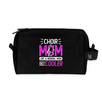 Coolste Mama Kirchenchor Design - Recycelte Kulturtasche - Schwarz - Vorne