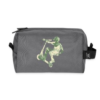 Camouflage Rider Trottinette Adolescent - Trousse de toilette en tissu recyclé - anthracite - Devant