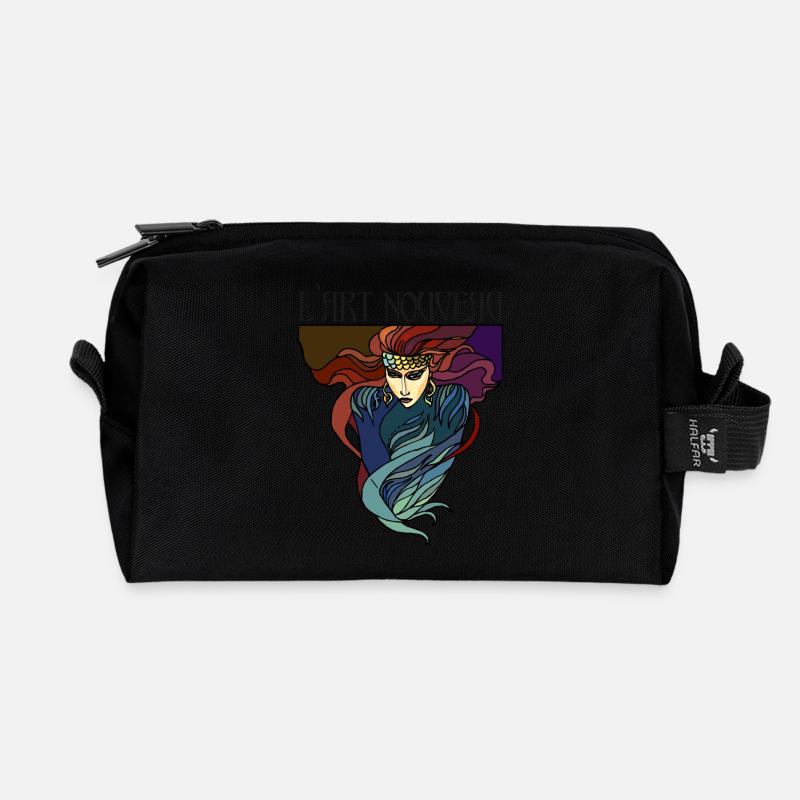 L´Art Nouveau - Recycelte Kulturtasche - Schwarz