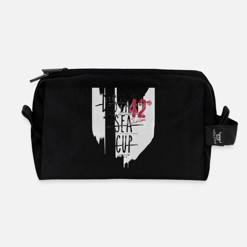 shirt,design,t-shirt - Recycelte Kulturtasche - Schwarz