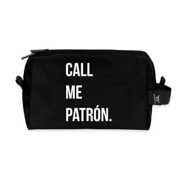 el Patron - Recycelte Kulturtasche - Schwarz - Vorne