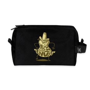 tough nut - Recycled Toiletry Zip Bag - black - Front