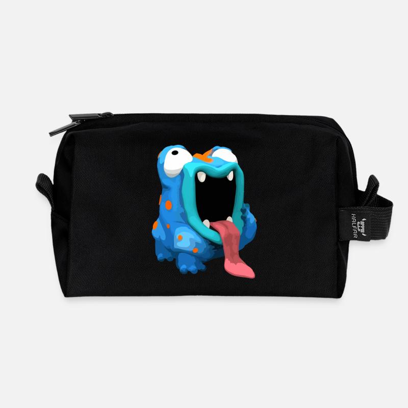 FropsMops - Recycled Toiletry Zip Bag - black
