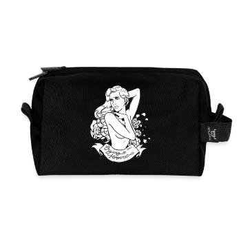 Crying Heroine Black - Recycelte Kulturtasche - Schwarz - Vorne