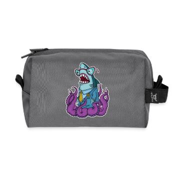 Sharktoman - Recycelte Kulturtasche - Anthrazit - Vorne