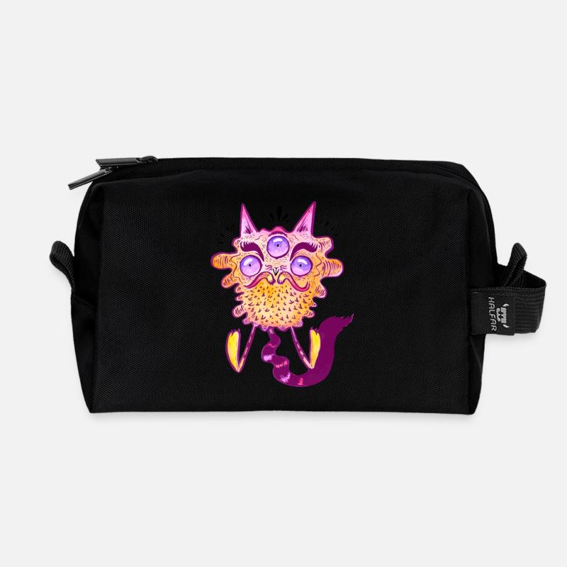 mauzi - Recycled Toiletry Zip Bag - black