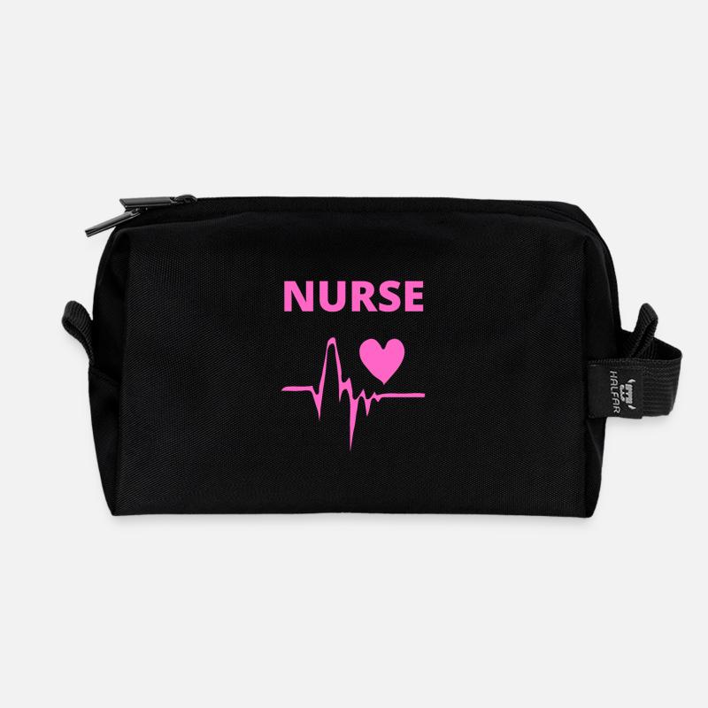 KRANKENSCHWESTER - Recycelte Kulturtasche - Schwarz