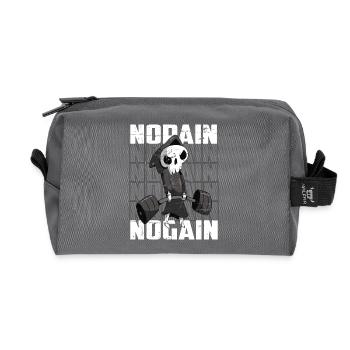 Body Building Skelett - Recycelte Kulturtasche - Anthrazit - Vorne