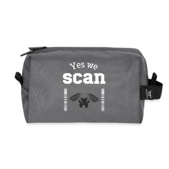 Yes we scan, Scanner, Barcode - Recycelte Kulturtasche - Anthrazit - Vorne