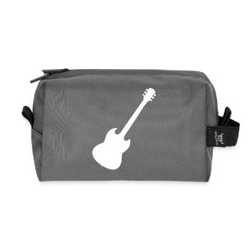 guitare - Trousse de toilette en tissu recyclé - anthracite - Devant