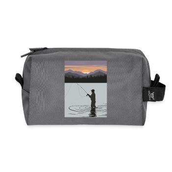 Tattoo Art Artist Gift - Recycled Toiletry Zip Bag - anthracite - Front