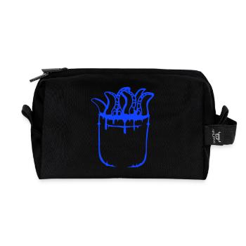 Tentakel Brusttasche Oktopus Monster Hemdtasche - Recycelte Kulturtasche - Schwarz - Vorne