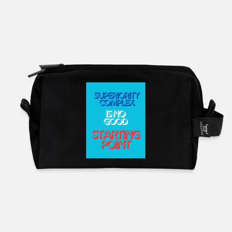 SUPERIORITY COMPLEX - Trousse de toilette en tissu recyclé - noir
