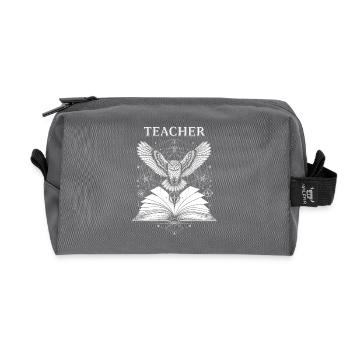 Mystischer Lehrer-tarot Druck - Recycelte Kulturtasche - Anthrazit - Vorne