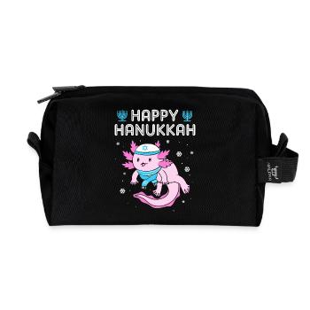 Hanukah Chanukkah Hanukkah - Recycelte Kulturtasche - Schwarz - Vorne