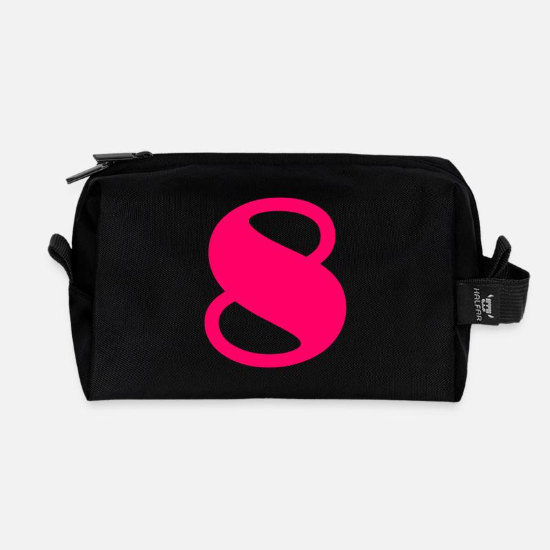 8. 8 JAHRE. 8. JUBILÄUM. GEBURTSTAG 8 JAHRE - Recycelte Kulturtasche - Schwarz