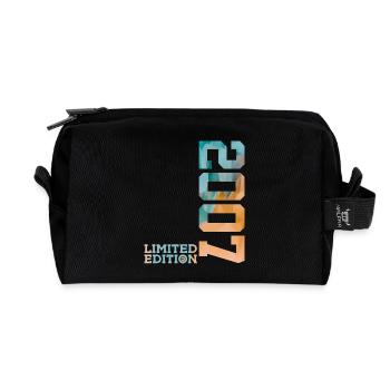 19TH BIRTHDAY LIMITED EDITION 2007 - Recycled Toiletry Zip Bag - black - Front
