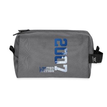 LIMITED EDITION 2007 19TH BIRTHDAY - Recycled Toiletry Zip Bag - anthracite - Front