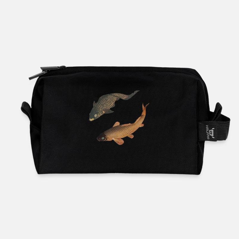 Two Kois - Recycled Toiletry Zip Bag - black