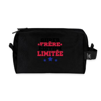 super frère édition limit - Trousse de toilette en tissu recyclé - noir - Devant