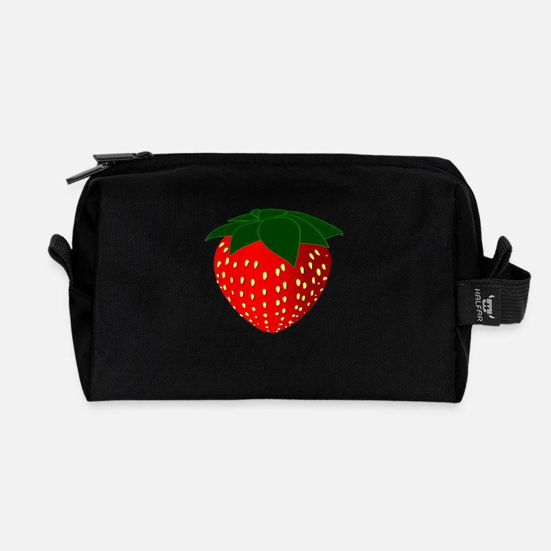fraise - Recycled Toiletry Zip Bag - black