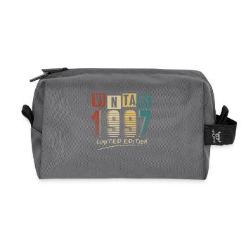 1997 Jahrgang 1997 Jahrgang 1997 Geburtstag. Jahr 2 - Recycelte Kulturtasche - Anthrazit - Vorne