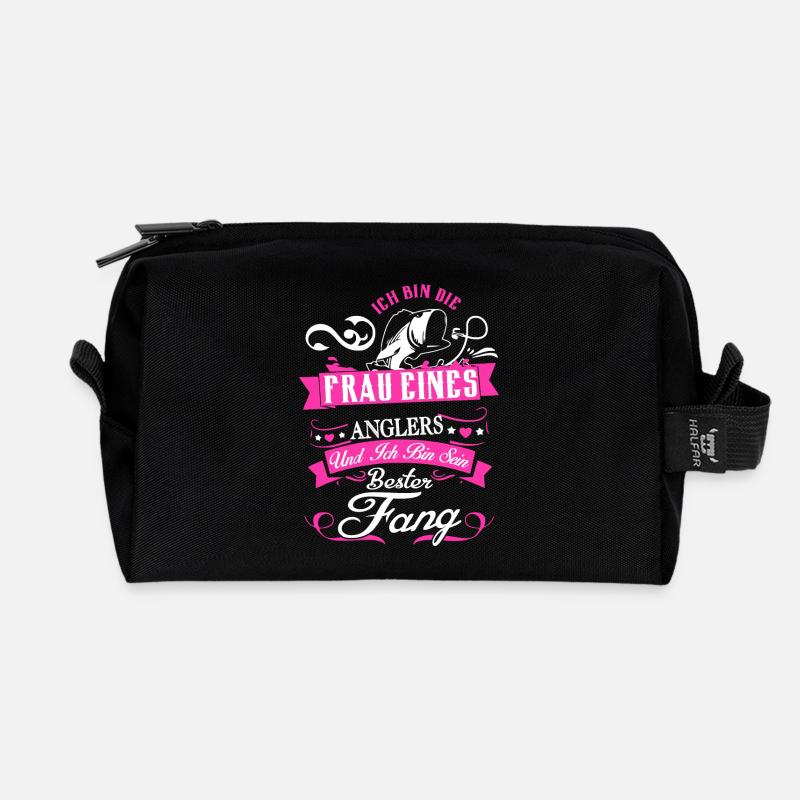 BESTER FANG - Liebe - Recycelte Kulturtasche - Schwarz