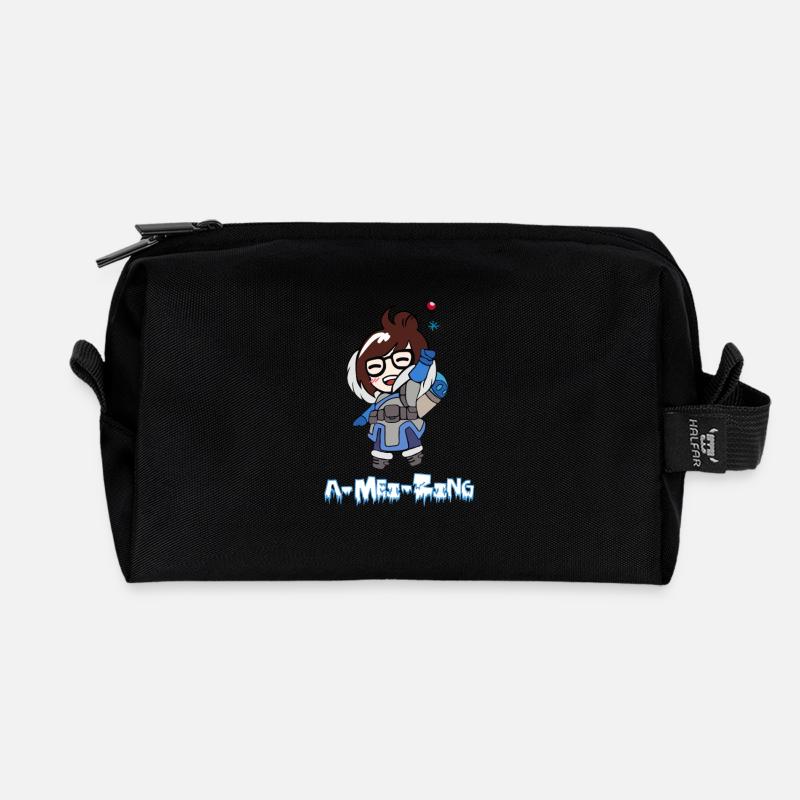 A-Mei-Zing - Trousse de toilette en tissu recyclé - noir