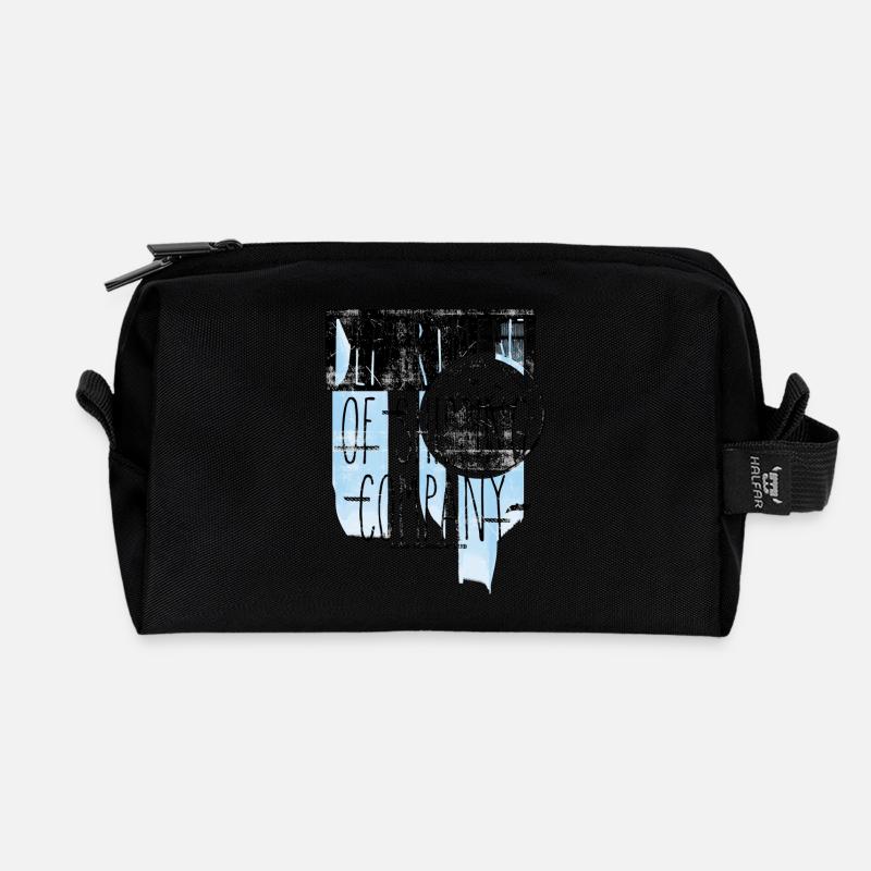 shirt,design,t-shirt - Recycelte Kulturtasche - Schwarz