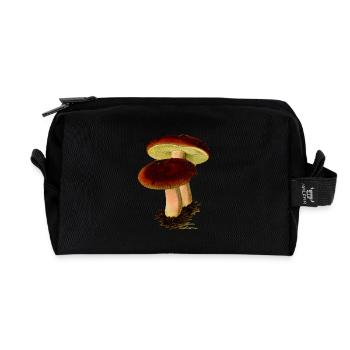 cèpe - Trousse de toilette en tissu recyclé - noir - Devant