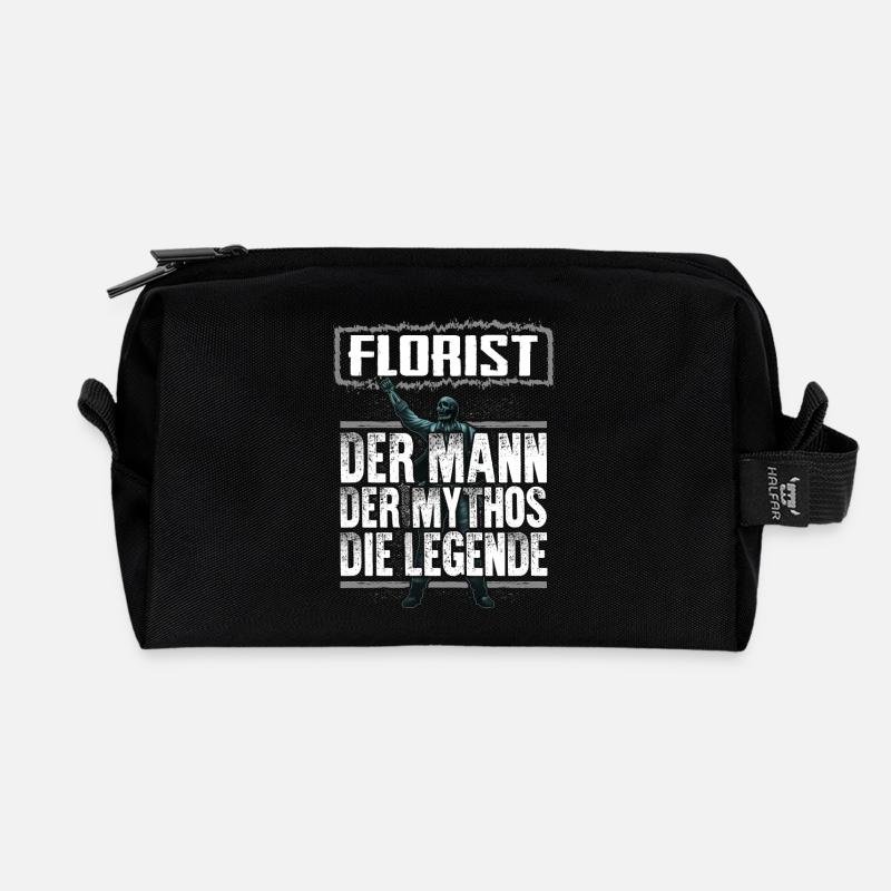 FLORIST - Mythos - Recycelte Kulturtasche - Schwarz