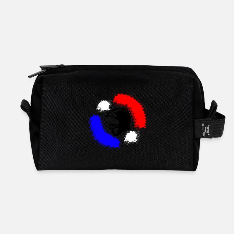 firefighter English - Recycled Toiletry Zip Bag - black