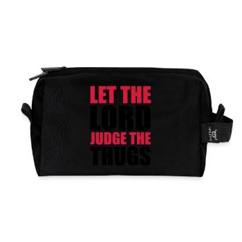 Lord Judge The Thugs - Recycled Toiletry Zip Bag - black - Front