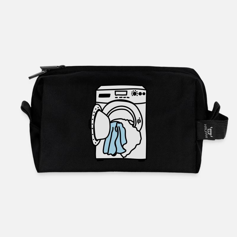 Lave linge - Trousse de toilette en tissu recyclé - noir
