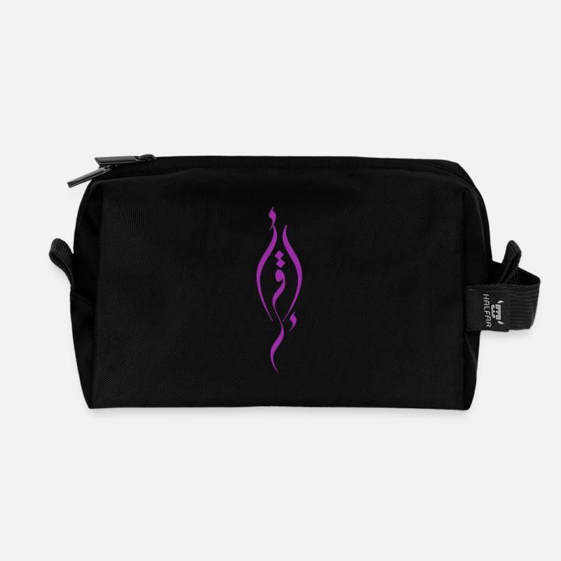 Iqra ́a - Recycled Toiletry Zip Bag - black