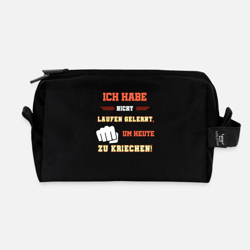 Coole Sprüche, patrioten Sprüche cooler spruch - Recycelte Kulturtasche - Schwarz