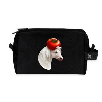 Cheval Tomato Head - Trousse de toilette en tissu recyclé - noir - Devant
