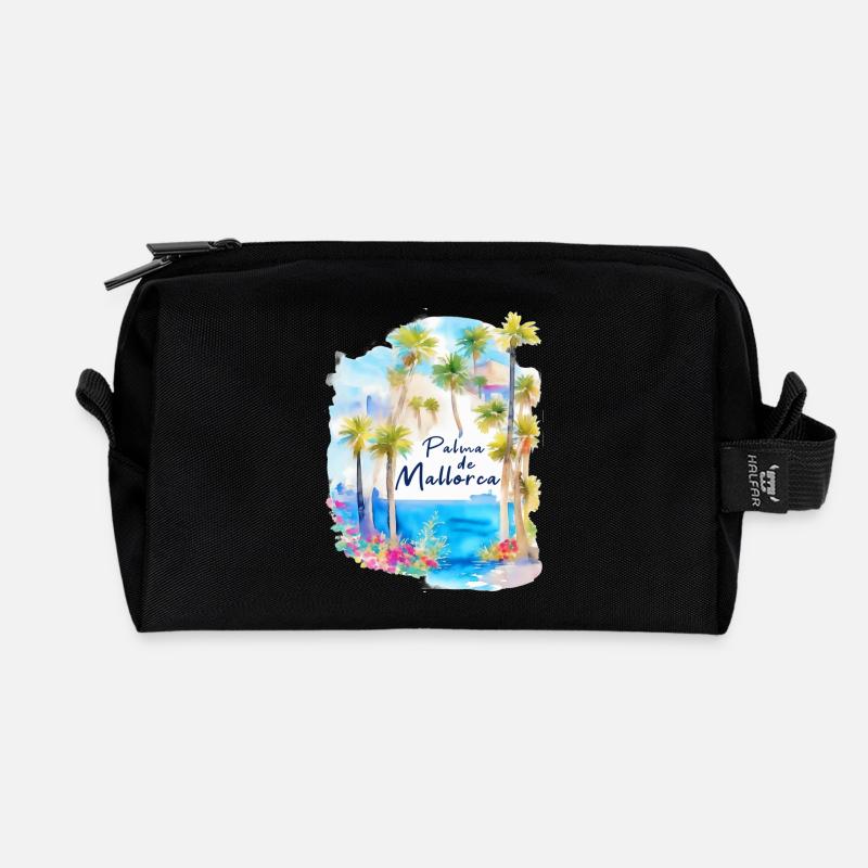 Palma de Mallorca - Recycelte Kulturtasche - Schwarz