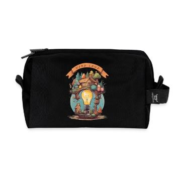 Nerd Land - Trousse de toilette en tissu recyclé - noir - Devant