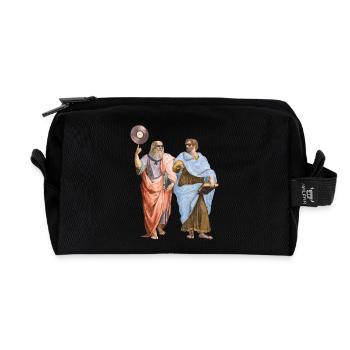 The Philosophers - Recycelte Kulturtasche - Schwarz - Vorne