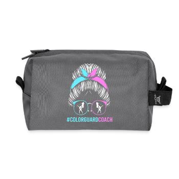 Carnival Flagwaving Flag-waving Carnival - Recycled Toiletry Zip Bag - anthracite - Front